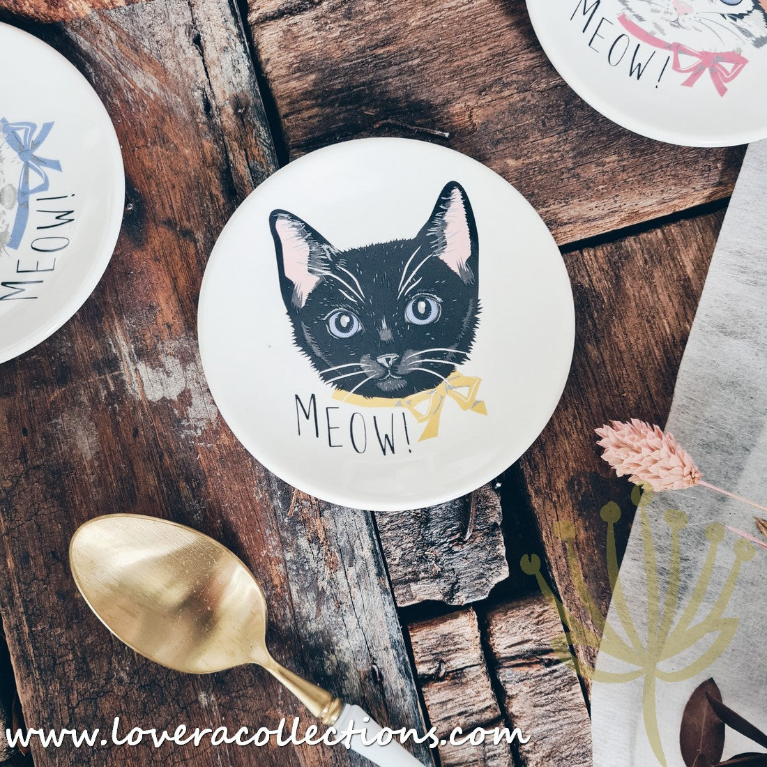 Authentic Japanese Meow Meow Neko Cat Head Condiment Dishes - Cute Cat-Themed Soy Sauce & Dip Bowls for Sushi, Ramen & Asian Cuisine - 50% Off Limited Time Sale