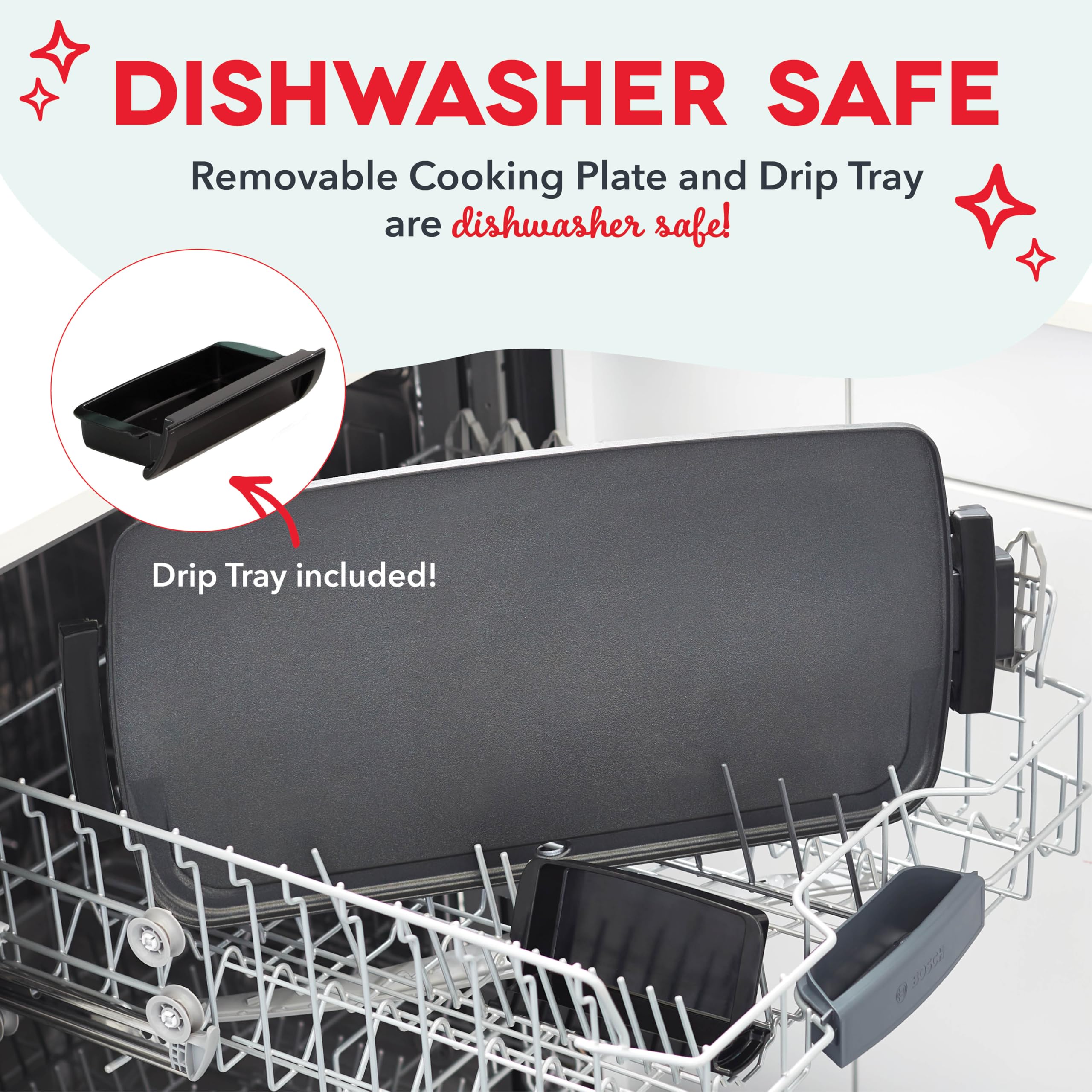 DASH Deluxe 1500-Watt Electric Griddle with Removable Nonstick Cooking Plate - 20
