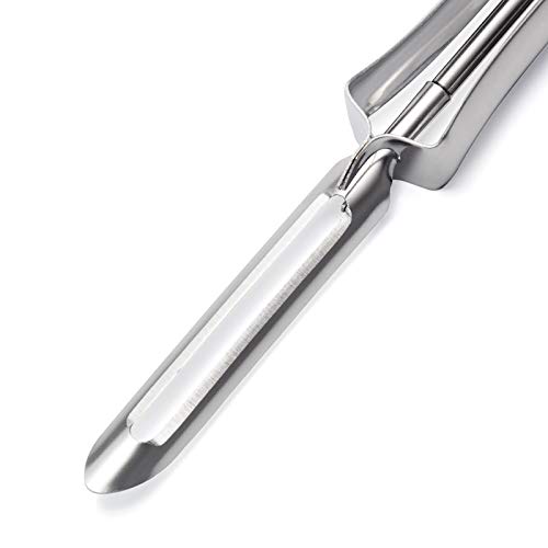 Premium Stainless Steel Vegetable Peeler for Kitchen - Sharp Ergonomic Peeler for Potatoes, Carrots, Fruits & More | Perfect for Meal Prep, Salad Making & Healthy Cooking