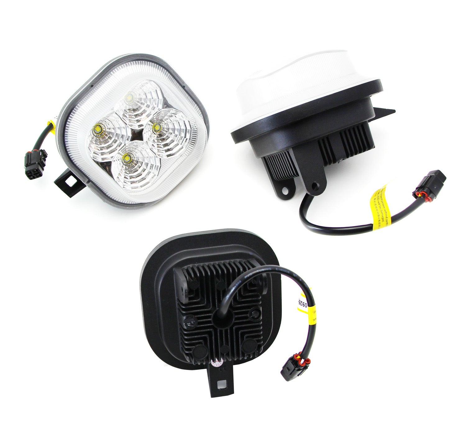 40W CREE LED Fog Light Kit - Clear Lens White for Ford F-250 F-350 F-450 & Excursion - High Visibility Off-Road Driving & Nighttime Safety