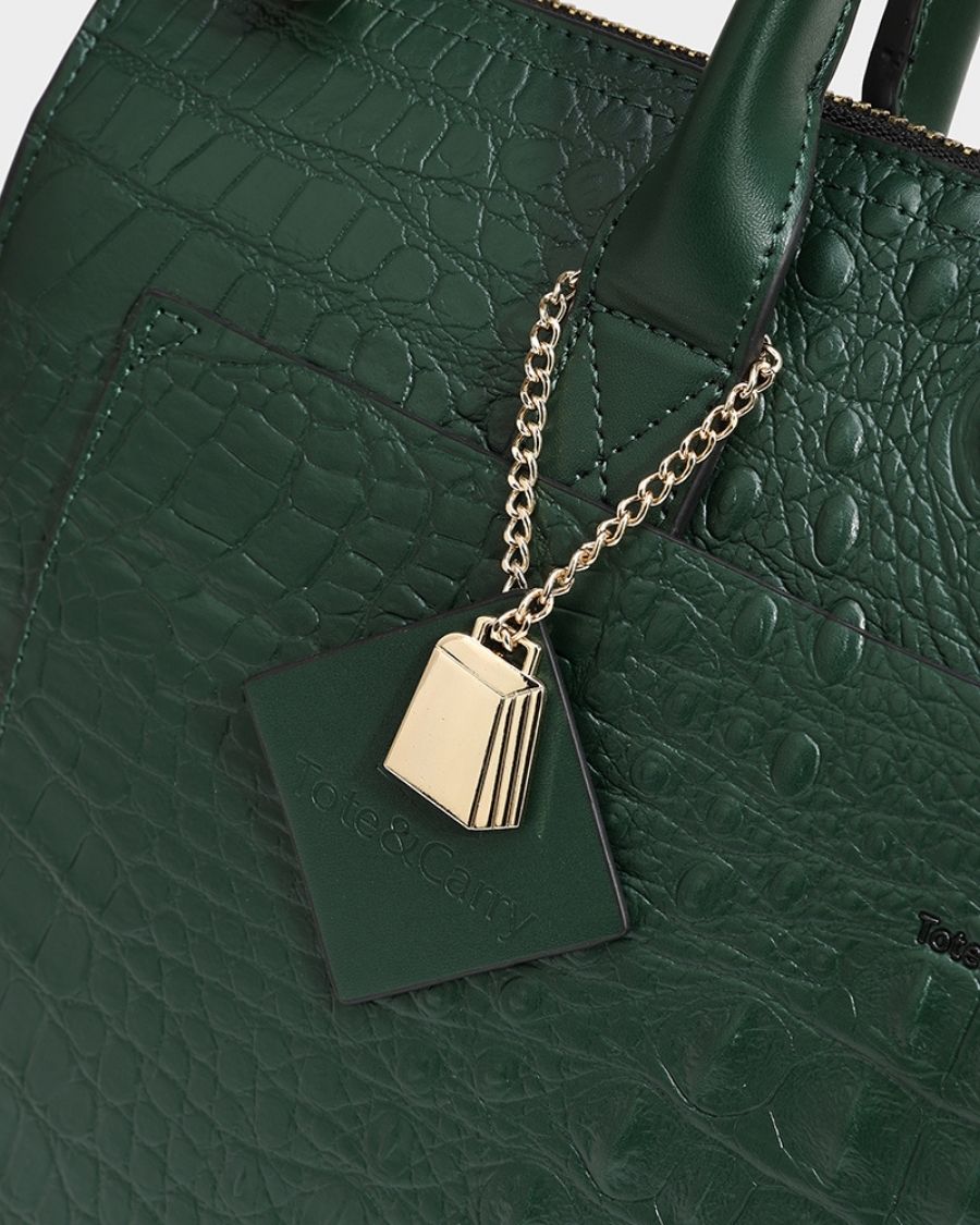 Premium Apollo 2 Laptop Bag - Emerald Green Water-Resistant Business Backpack for 15.6