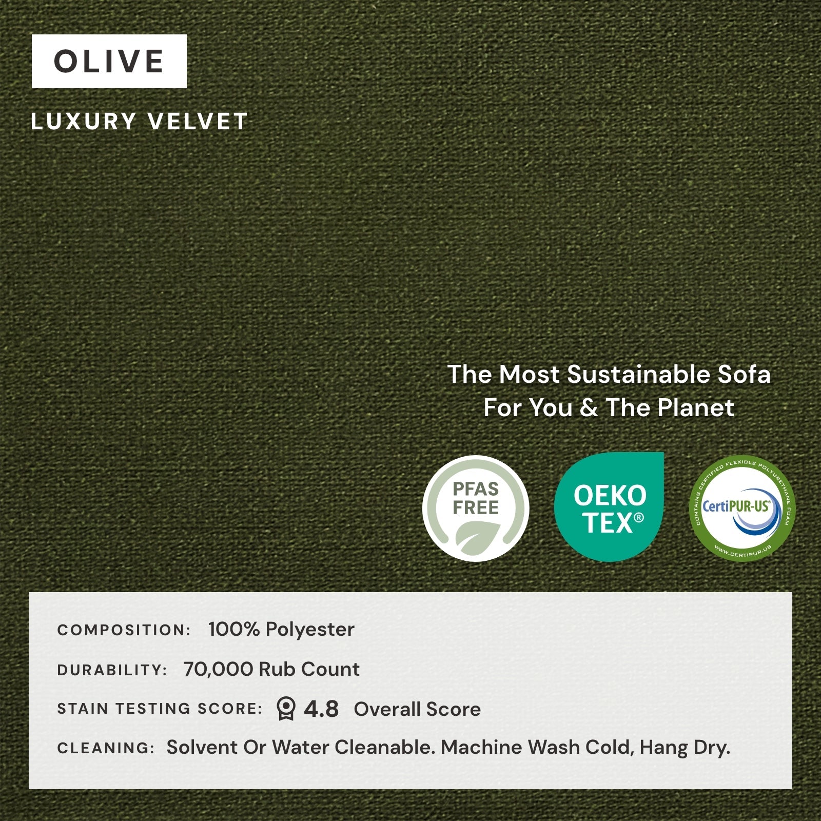 Premium Olive Green Modular 3-Seater Sectional Sofa - Luxe Fabric Blend for Living Room, Lounge & Family Room Comfort