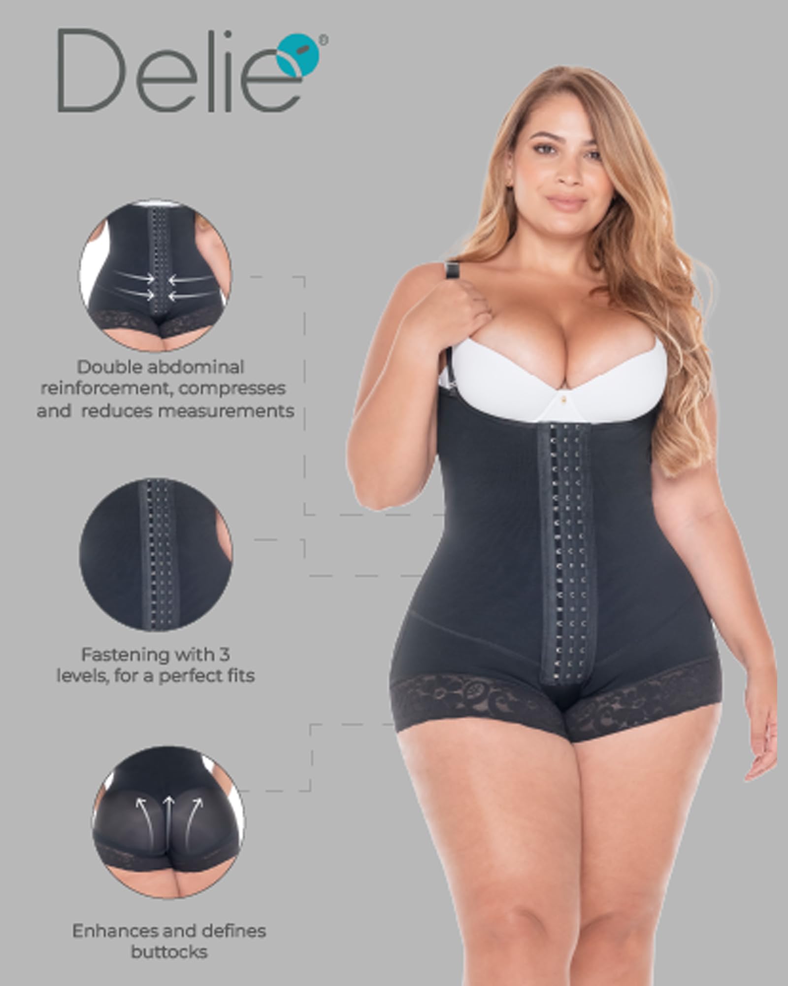 High Compression Strapless Faja Body Shaper 066 - Colombian Shapewear for Tummy Control & Waist Training - Postpartum Recovery & Tummy Tuck Compression Garment - Perfect for Everyday Wear & Special Occasions