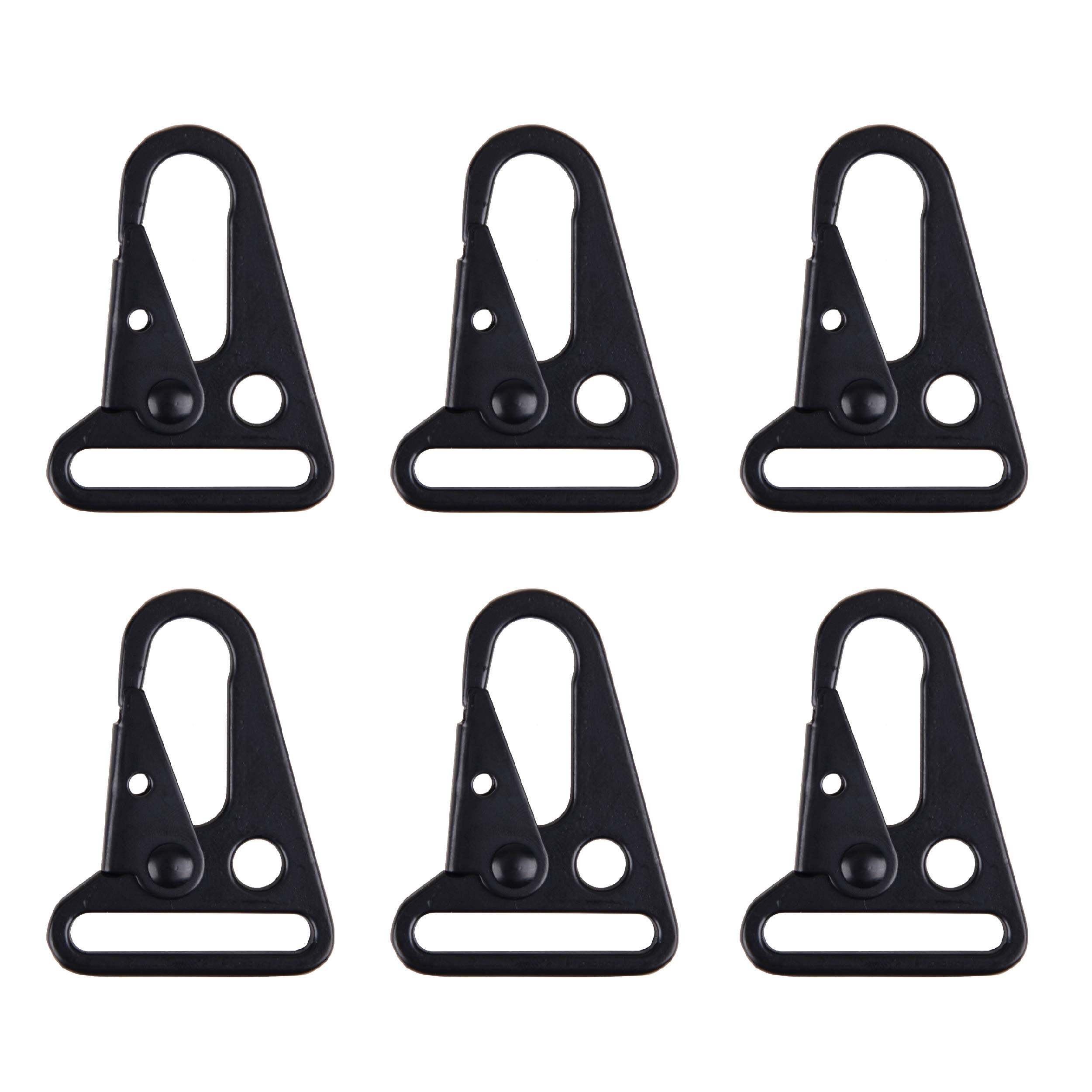 JEELAD Heavy Duty Tactical Carabiner Clip - Spring Loaded Keychain Hook for Outdoor Gear, Backpack, Paracord & Sling - Perfect for Camping, Hiking, Survival Kits & Everyday Carry (EDC)