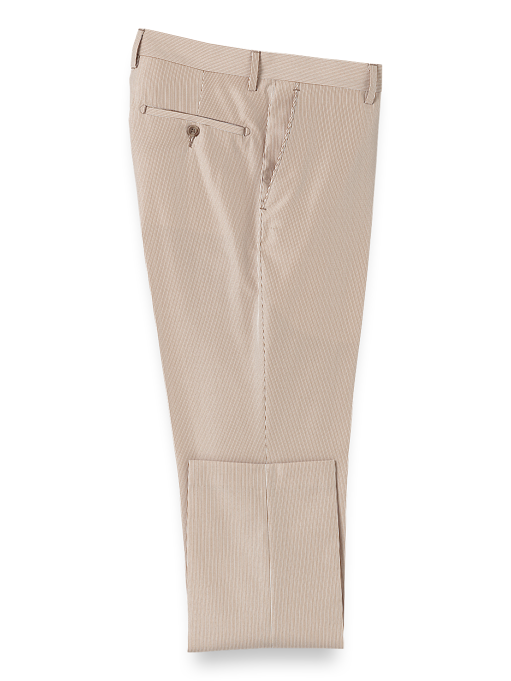 Men's Classic Pinstripe Flat Front Dress Pants - Tan Stripe | Business Casual & Office Wear | Perfect for Work, Weddings & Formal Events