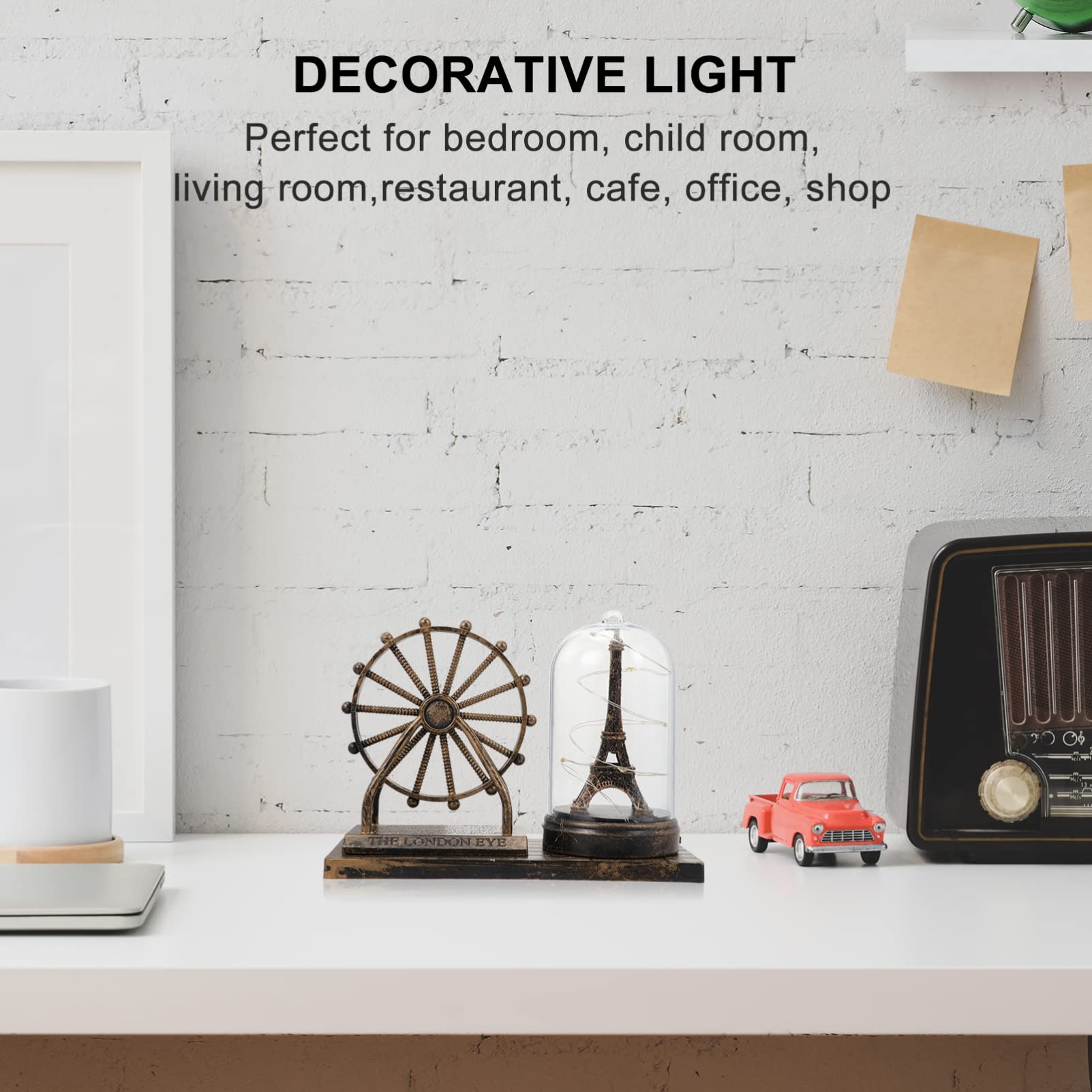 **HEALLILY Ferris Wheel Night Light - Decorative LED Table Lamp for Bedroom, Kids Room, Office Desk | Romantic Mood Lighting & Home Decor Gift Idea**    *(Perfect for creating a cozy ambiance, nursery nightlight, or elegant desk decor in bedrooms, living rooms, and offices.)*