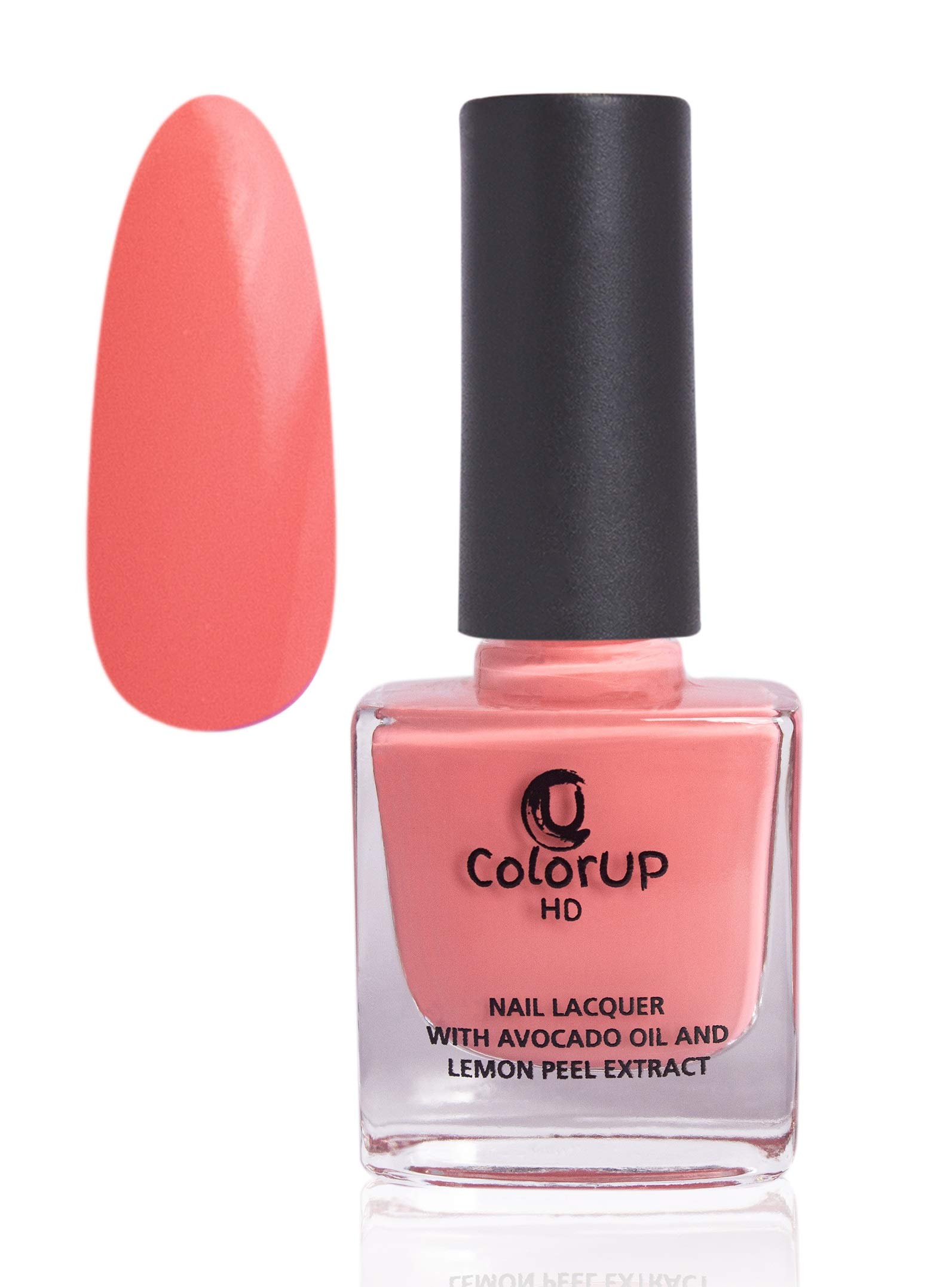ColorUP HD Nail Polish with Avocado Oil & Lemon Peel Extract - Blushed Petal Pink - Long Lasting Vegan Nail Lacquer for Manicure & Pedicure | Perfect for Everyday Wear, Special Occasions & Salon Quality Nails at Home