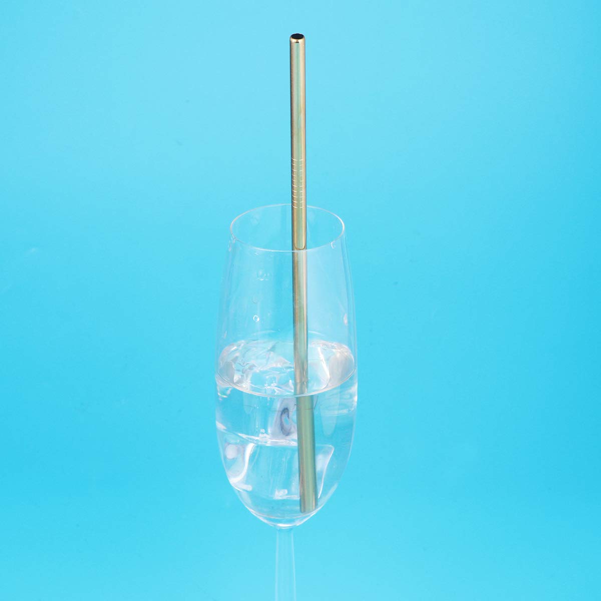 Cabilock 1-Pack Stainless Steel Straight Drinking Straws - Reusable Metal Straw for Smoothies, Iced Coffee & Cocktails - Eco-Friendly & Dishwasher Safe
