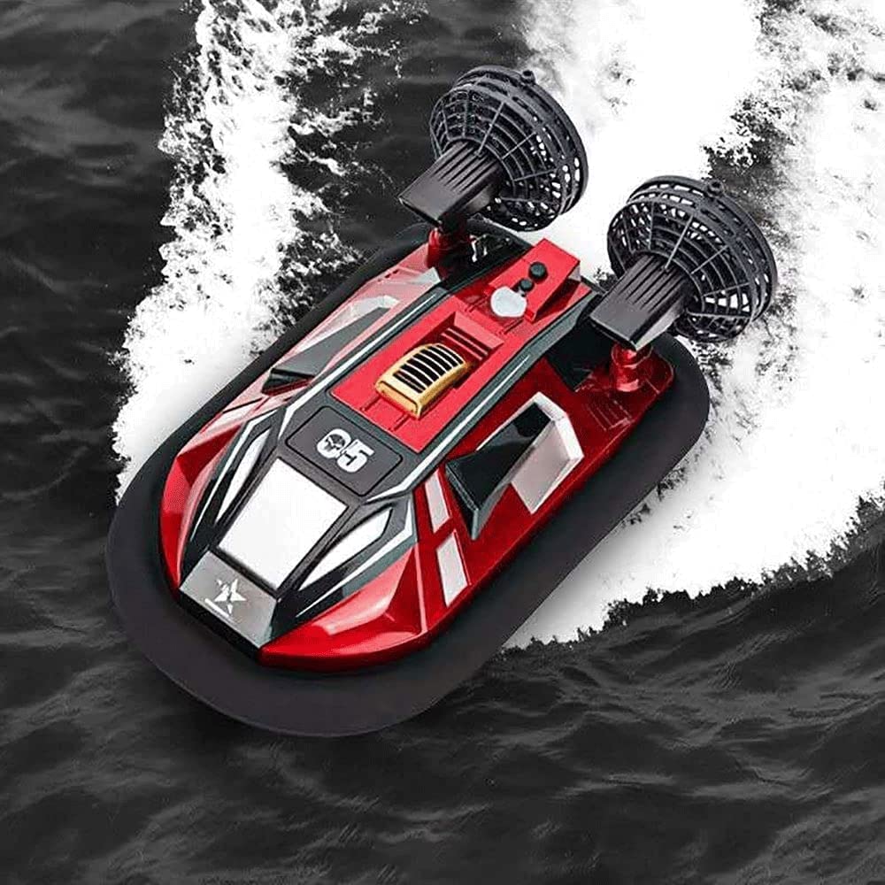 2.4G RC Amphibious Hovercraft - Remote Control Boat & All-Terrain Vehicle for Kids, Waterproof Electric Toy for Pool, Beach & Land - Perfect Birthday Gift for Boys & Girls (Indoor/Outdoor Play)