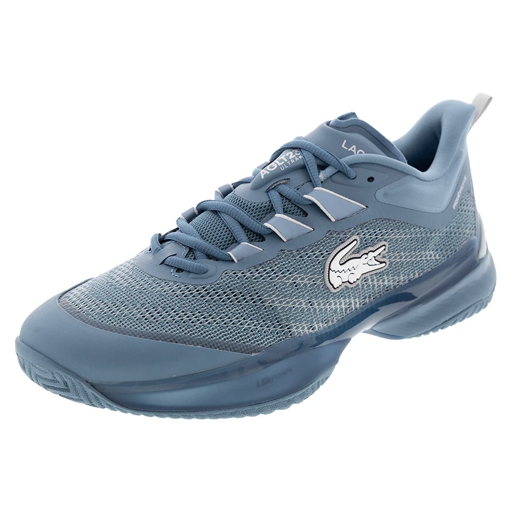 Men's AG LT23 Ultra Lightweight Tennis Shoes - Blue & Light Grey | Breathable & Durable for Court Performance & Casual Wear