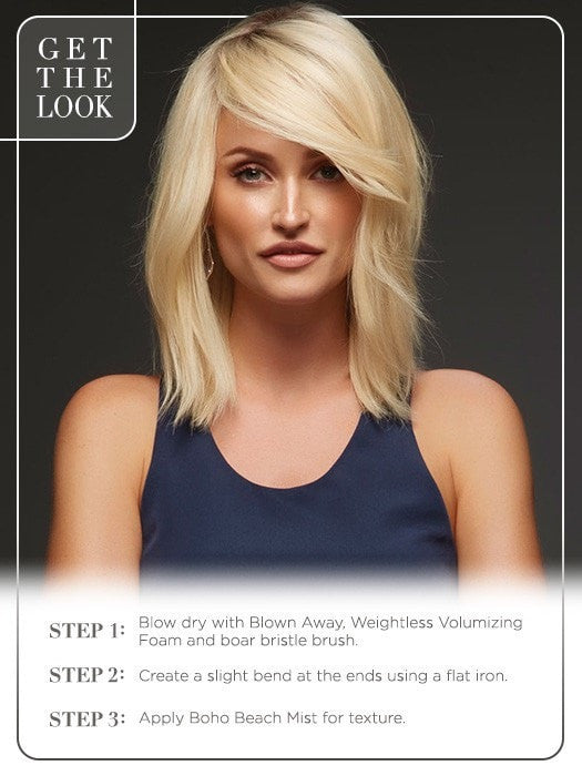 Carrie Exclusive Human Hair Lace Front Wig with Mono Top - Natural Looking Wigs for Women, Perfect for Daily Wear, Cosplay & Special Occasions
