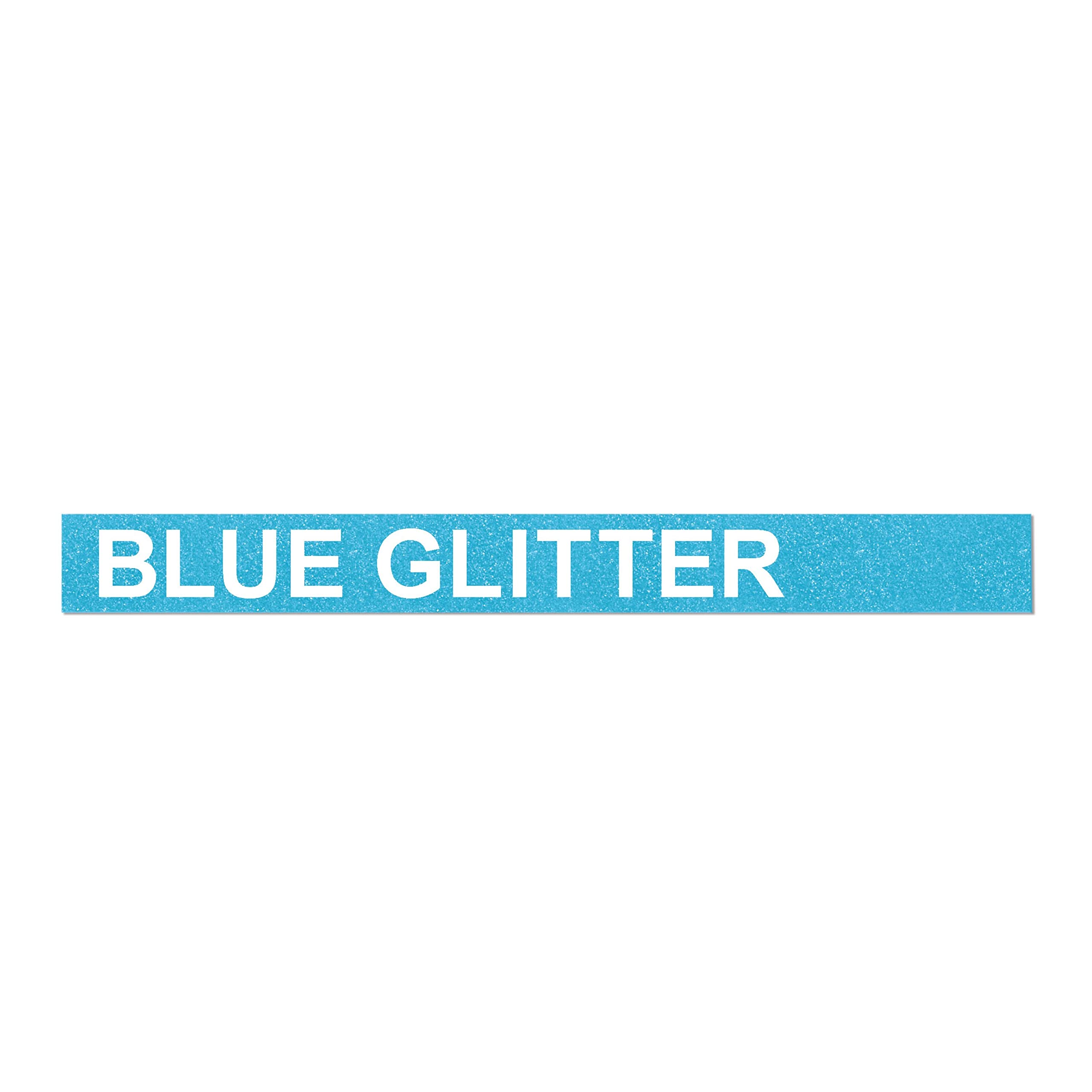DYMO COLORPOP Authentic Label Maker Tape - 1/2 Inch Wide x 10 Feet Long, White Print on Blue Glitter (D1 Standard) - Perfect for Office Organization, School Supplies & Home Labeling Needs