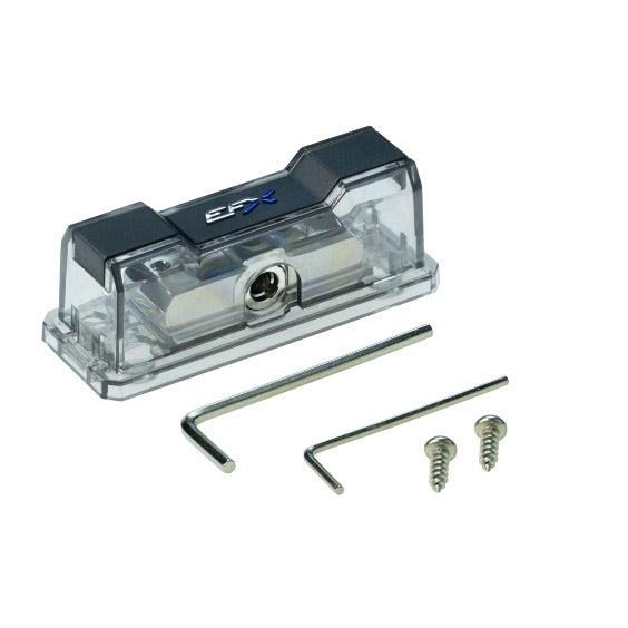 EFX by Scosche DGB48 4/8 Gauge Car Audio Ground Distribution Block - Power & Ground Wire Connector for Stereo Amplifier Installation in Vehicles
