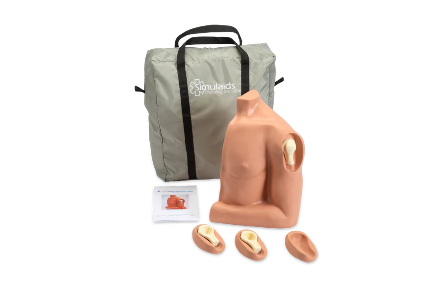 Humerus Intraosseous (IO) Trainer Kit - Medical Training Device for Emergency & Military Use - Practice IO Needle Insertion on Humerus Bone Model for Paramedics, Nurses & First Responders