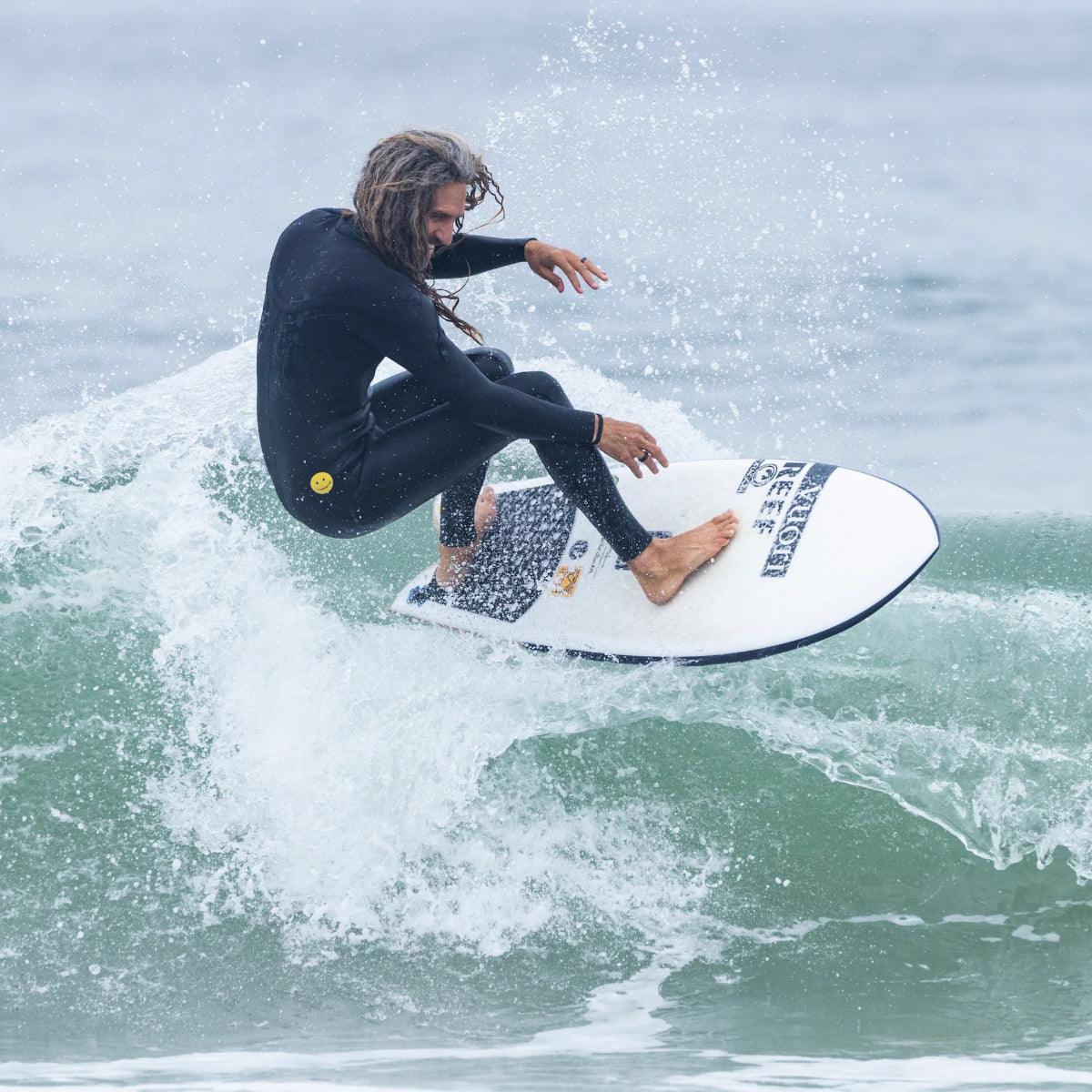 Firewire Machado 5'11 Too Fish Helium Black Surfboard with Future Fins - Perfect for Small to Medium Waves & Performance Surfing