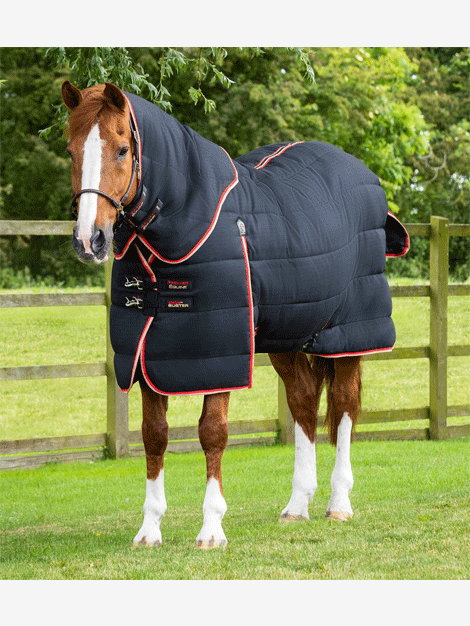 Premier Equine Stable Buster 450g Heavyweight Horse Stable Rug with Neck Cover - Winter Warmth for Horses in Barns & Stables