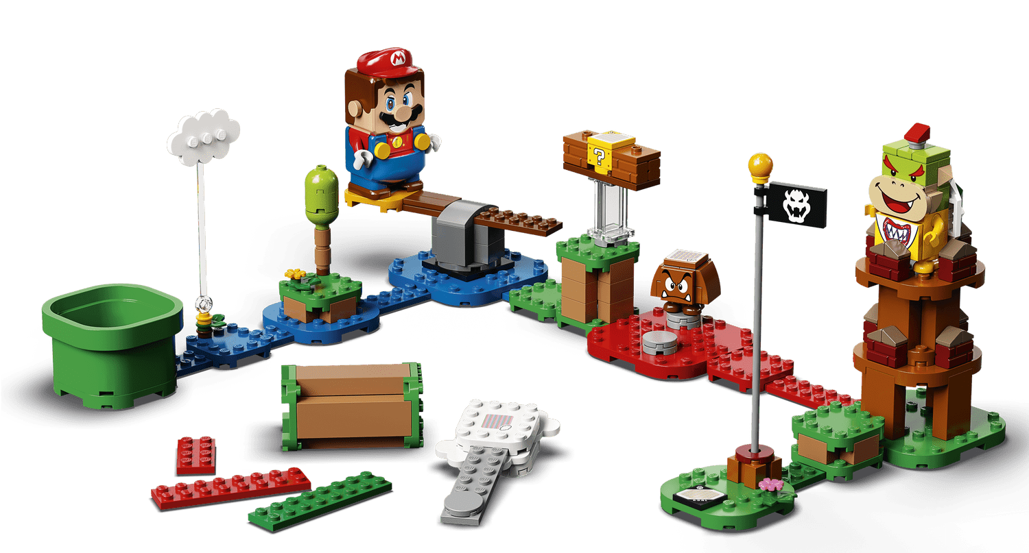 LEGO Super Mario Adventure with Mario Starter Course 71360 - Interactive Building Toy Set for Kids Ages 6+ | Fun Educational STEM Gift for Birthday & Holiday Playtime