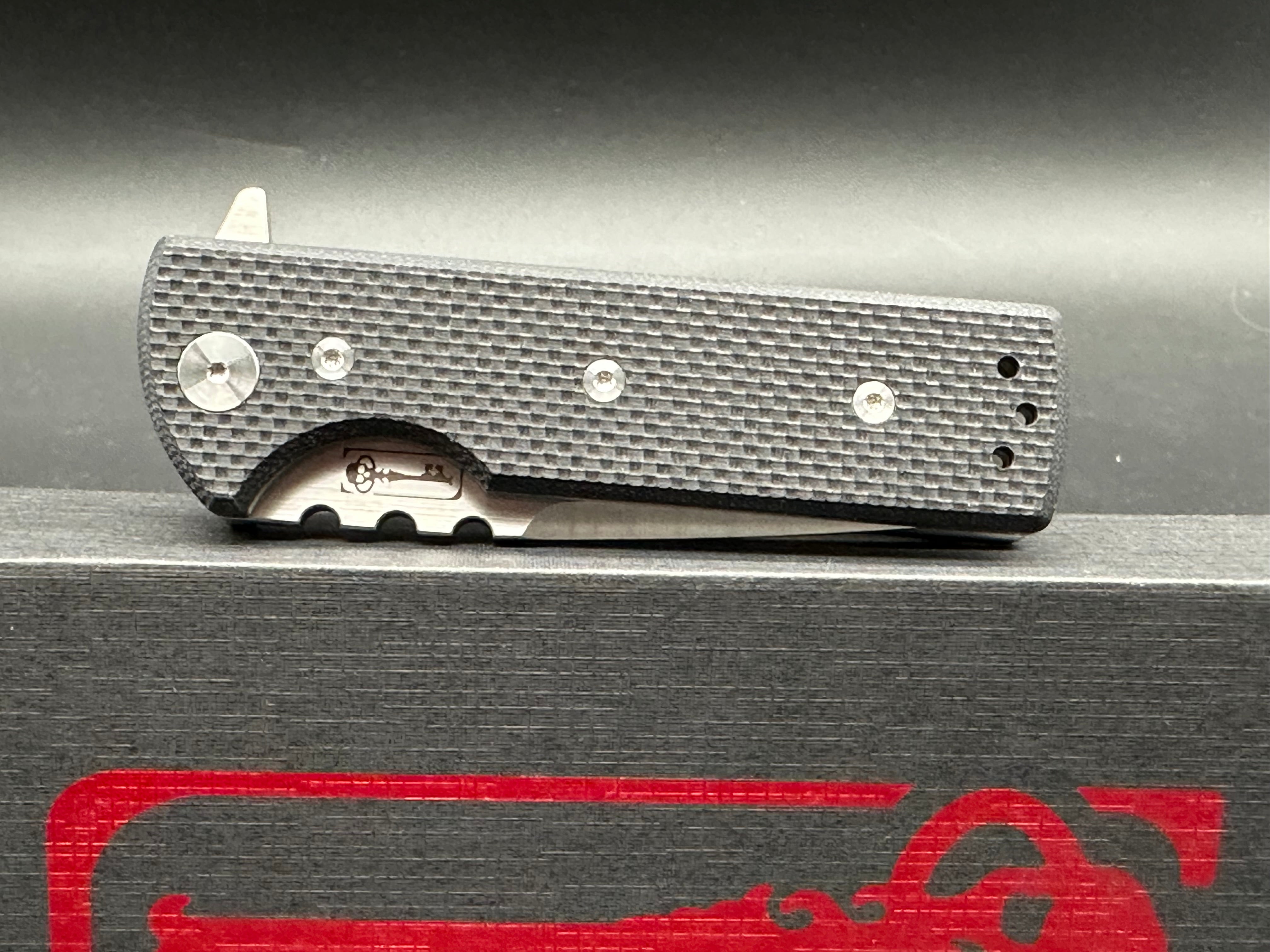 Chaves T.A.K. Liner Lock Folding Knife - Black G10 Handle, 2.75