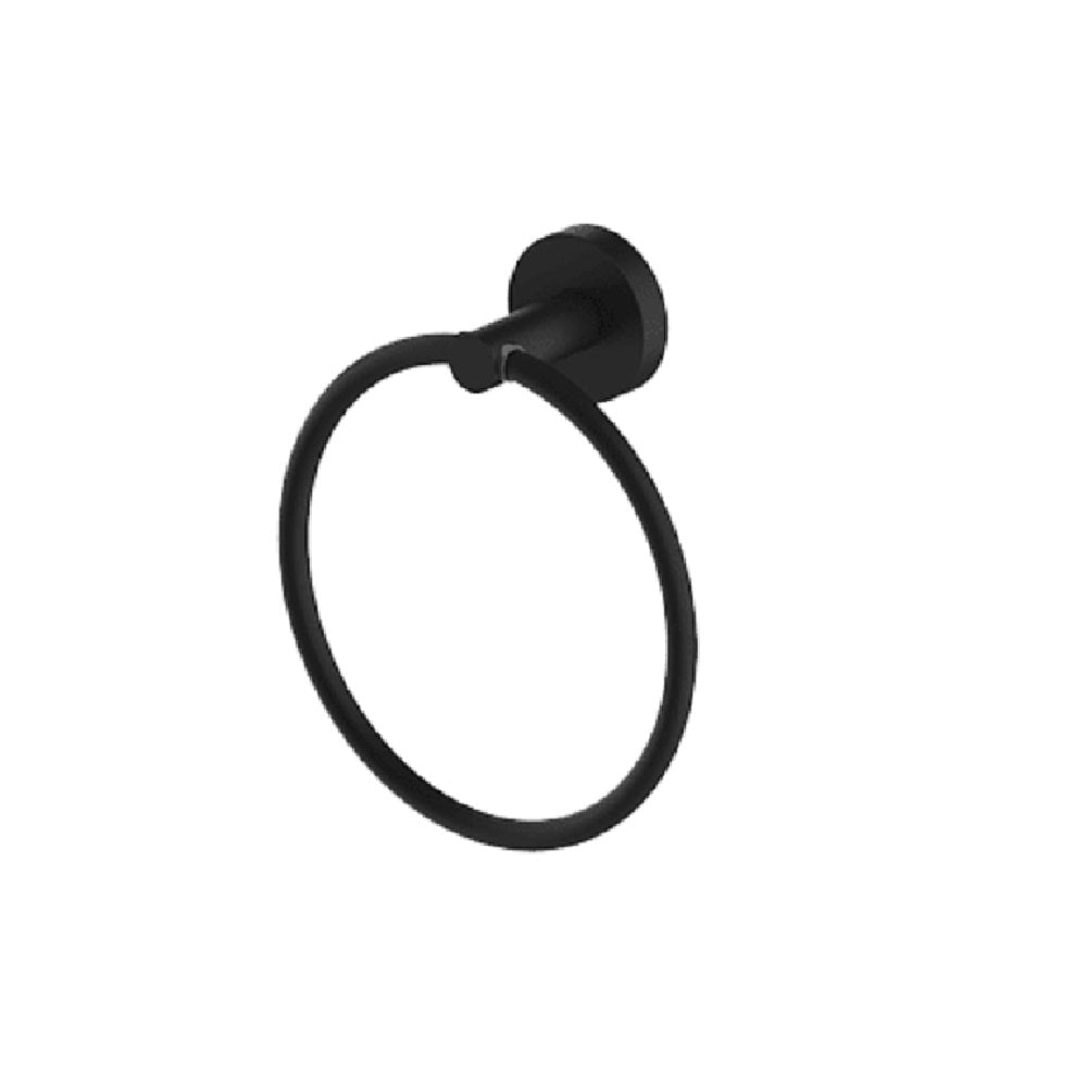 Abey Poco Chrome Towel Ring - Modern Bathroom Accessory for Hand & Face Towels - Perfect for Home, Hotel & Spa Decor