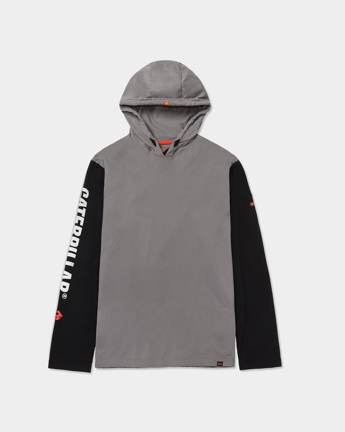 Men's Lightweight French Terry Long Sleeve Hooded T-Shirt - Comfortable & Stylish for Casual Wear, Gym, and Outdoor Activities