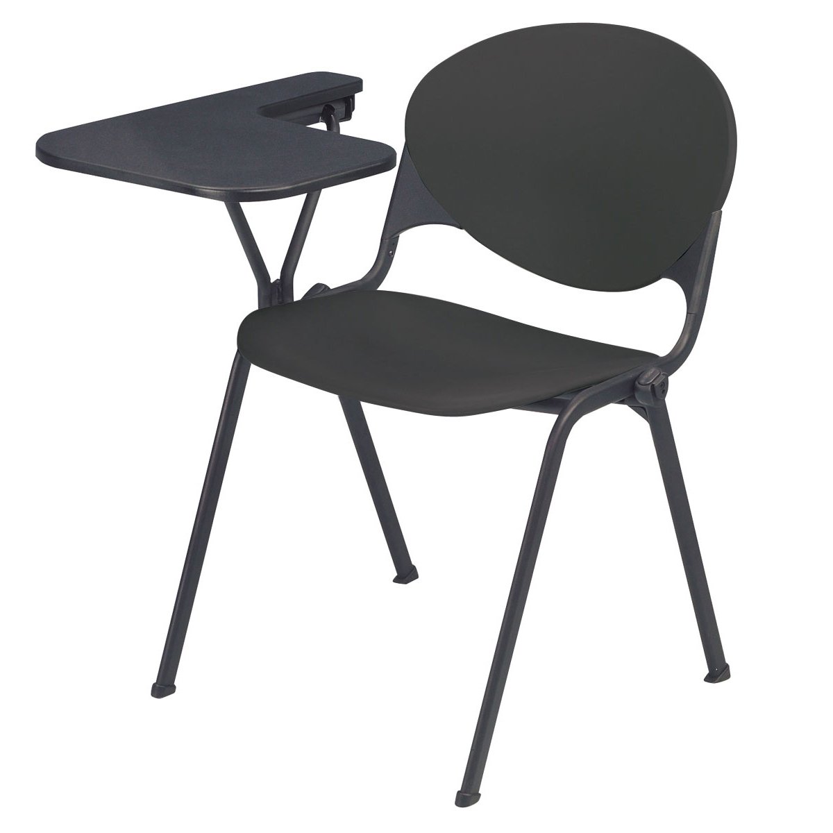KFI 2000 Series Right-Handed School Chair - Ergonomic Student Desk Chair in Charcoal | Perfect for Classrooms, Study Rooms & Home Learning Spaces