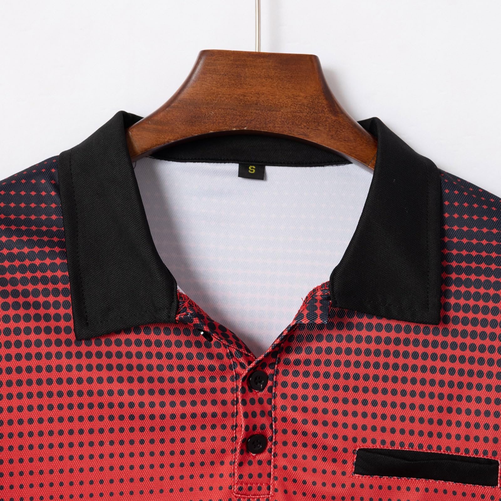 **Men's Big & Tall Golf Shirts - 2024 Fashion Short Sleeve Business Casual T-Shirts for Work & Leisure**