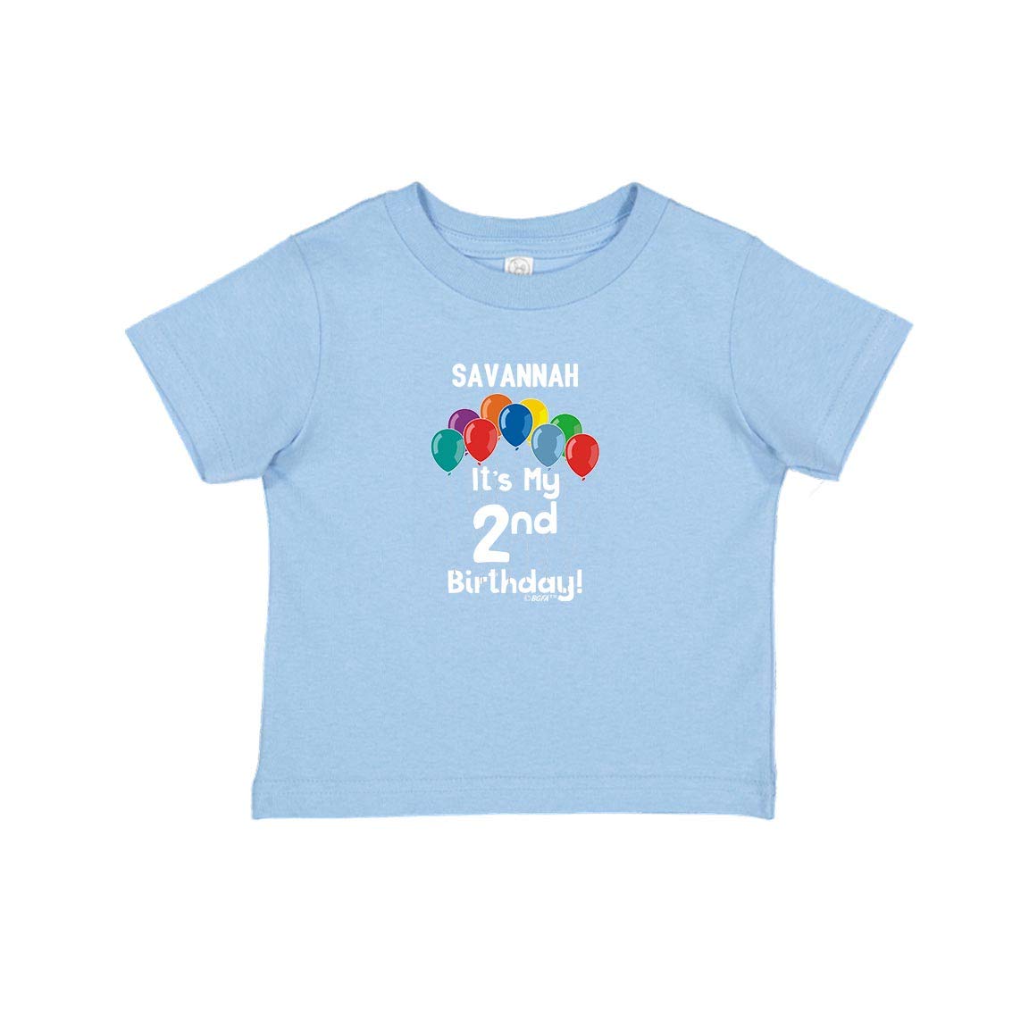 Personalized 2nd Birthday Infant T-Shirt - Cute & Customizable Toddler Outfit for Birthday Parties & Photo Shoots