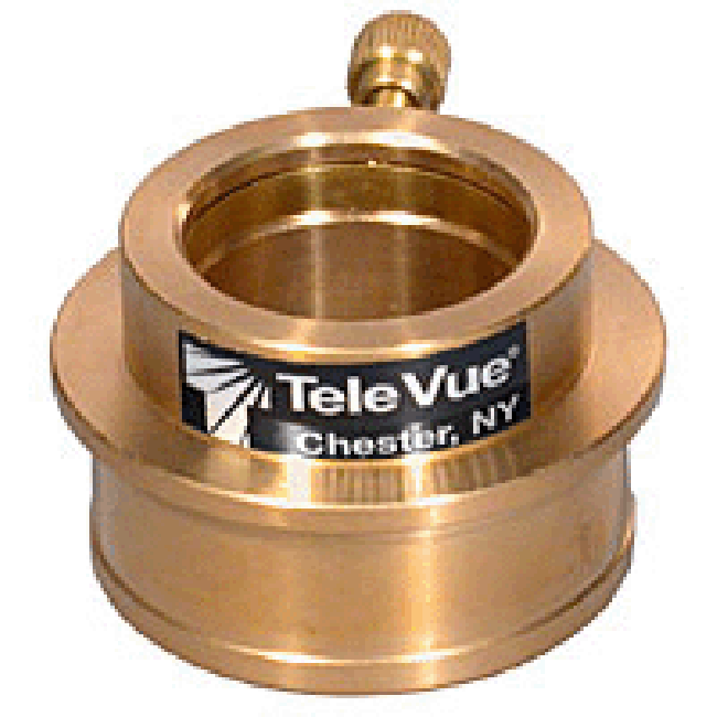 Tele Vue 2 to 1.25 Eyepiece Adapter - Brass Equalizer for Telescope Accessories | Astronomy & Stargazing Equipment