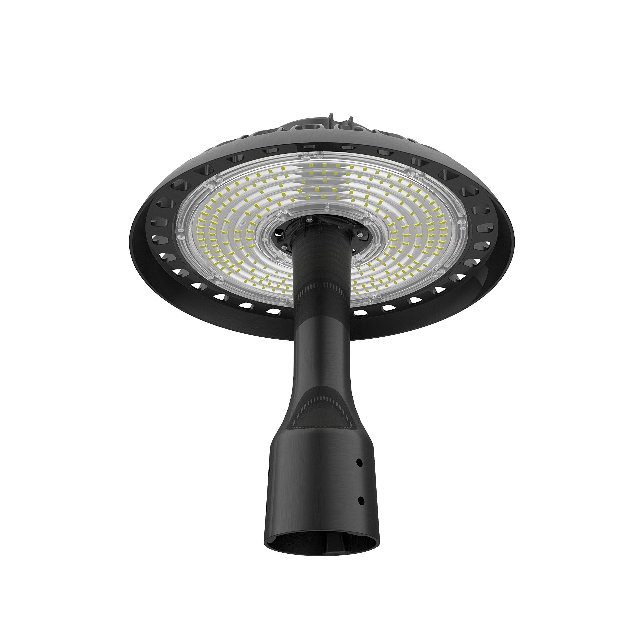 150W LED Post Top Light - 16000Lm Pure White (500W Equivalent) - Outdoor Pole Lights for Street, Yard, Garden - Durable Pathway Lighting Fixture for Driveways, Walkways & Landscaping