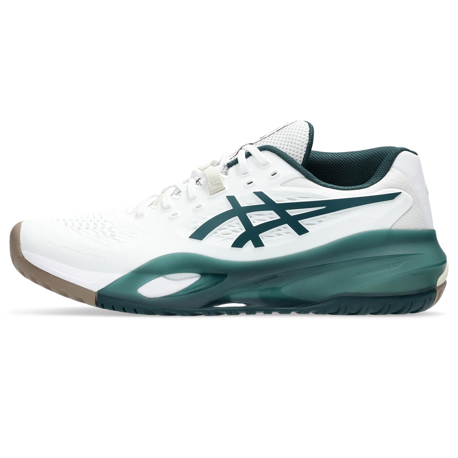 ASICS Gel Resolution X Men's Tennis Shoes - White/Green - High-Performance Court Shoes for Competitive Play & Training