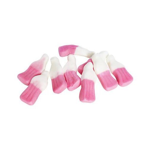HUER - Strawberry Frosty Bottles Candy - 1 KG Bulk Candy for Parties, Gifts & Dessert Toppings | Sweet & Tangy Hard Candy for Kids & Adults