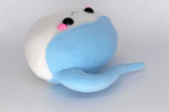 Handmade Plush Testicle Toy - Soft & Cute Stress Relief Gift for Adults, Unique Novelty Item for Bachelorette Parties, Prank Gifts & Office Decor