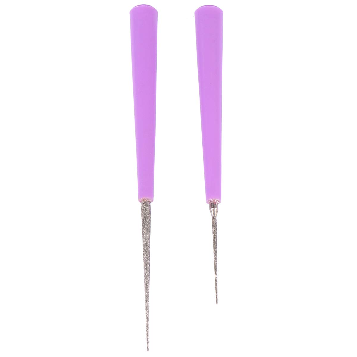 2 Pcs Diamond Tipped Bead Reamer Replacement Tips - Professional Bead Hole Opener Tool for Jewelry Making, DIY Crafts, Pearl & Gemstone Drilling - Perfect for Beading, Jewelry Repair & Craft Projects