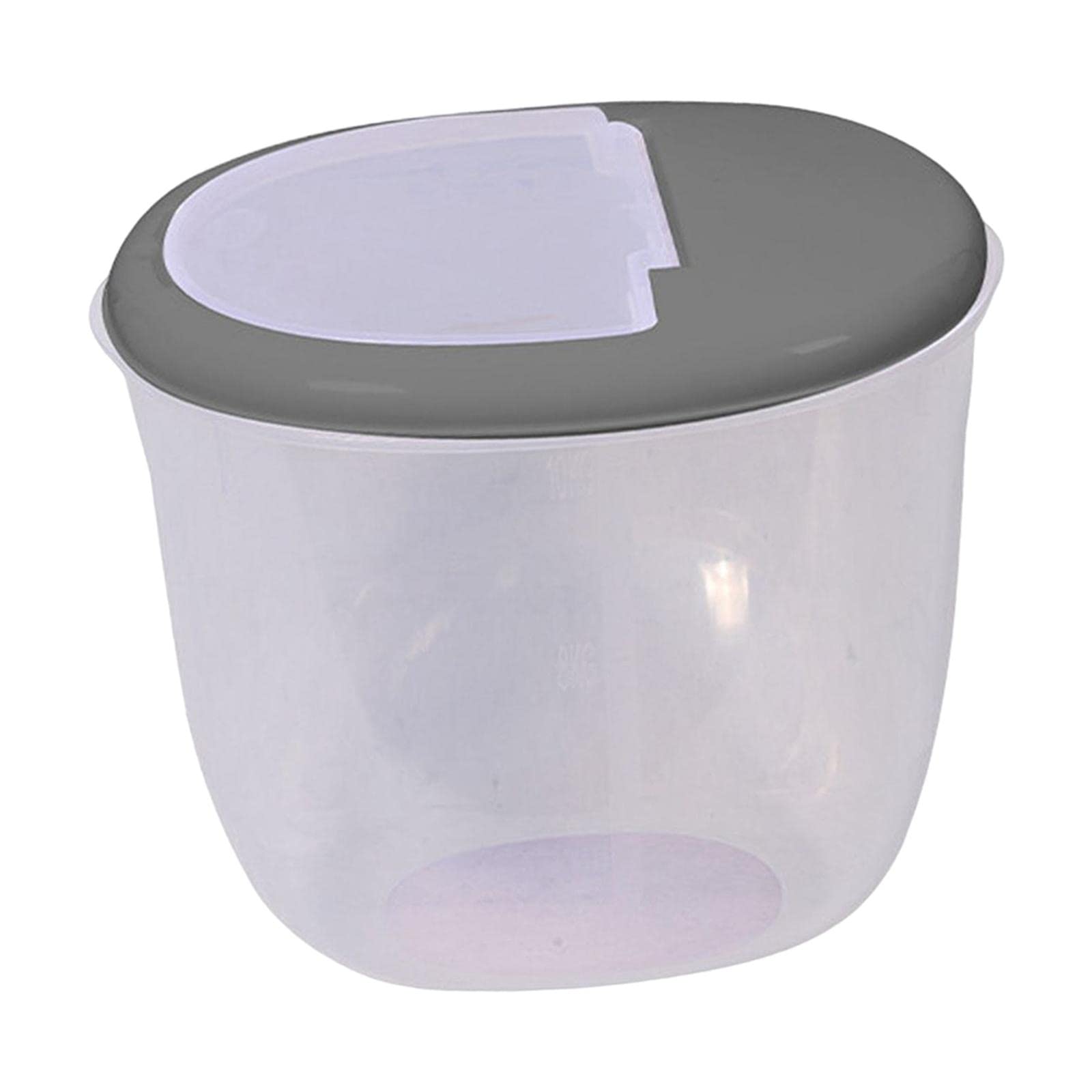 Enakshi® Large Pet Food Storage Container with Lid - 50LBS Capacity Airtight Dog & Cat Food Bin for Dry Food, Baking Supplies & Rice - Gray | Perfect for Kitchen, Pantry & Pet Feeding Areas | Dishwasher Safe & BPA Free