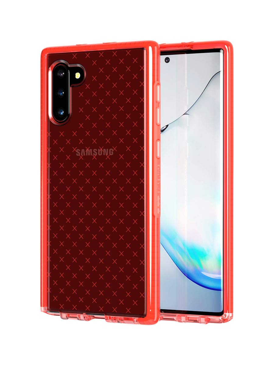 Tech21 Evo Check Case for Samsung Galaxy Note10 - Coral | Shockproof Protection