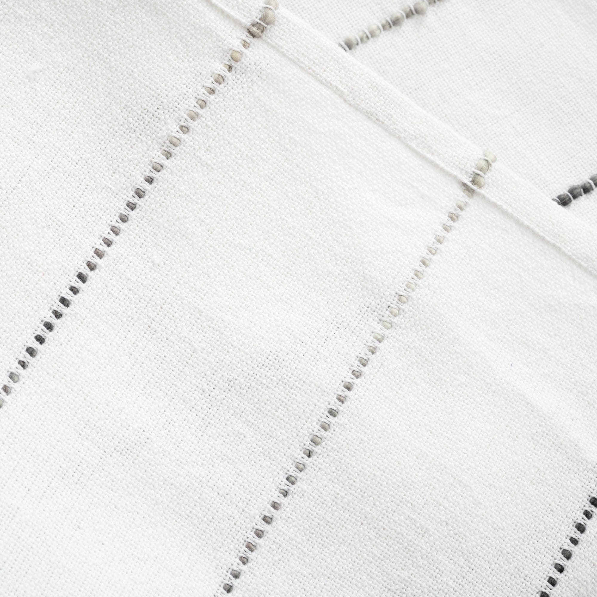 Ombre Stripe Yarn Dyed Recycled Cotton Blend Throw Blanket - Soft Eco-Friendly Couch Throw for Living Room, Bed & Home Decor