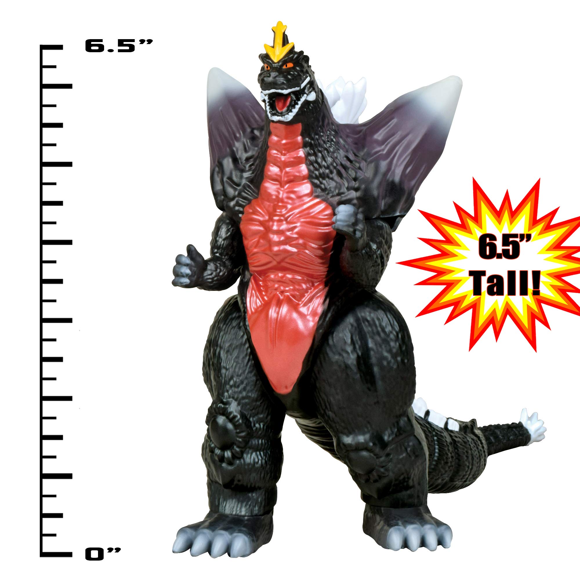 Playmates Toys Godzilla 2020 SpaceGodzilla 7-inch Collectible Action Figure - Perfect for Movie Fans, Collectors and Gift Giving
