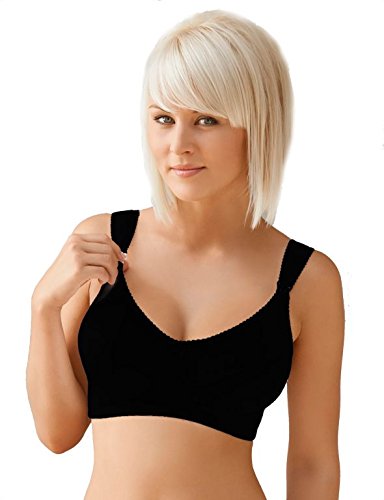 Rosme Women's Wireless Nursing Bra - Unpadded Cotton Comfort Bra for Breastfeeding Moms - Soft Maternity & Nursing Bra for Everyday Wear, Sleeping & Postpartum Comfort