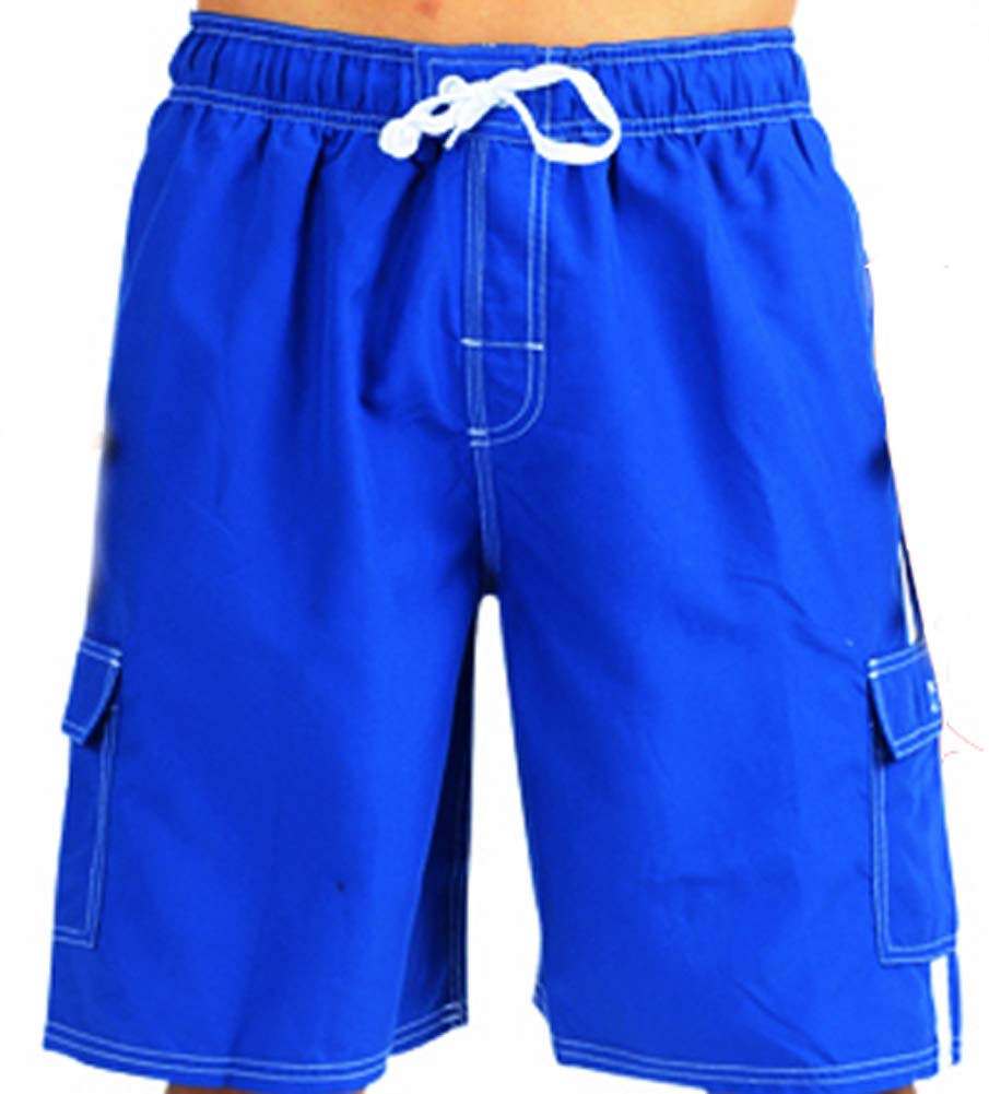 NORTY Boys' Swim Trunks with Pockets - Quick Dry Comfortable Board Shorts for Kids - Stylish Bathing Suit for Beach, Pool & Summer Activities