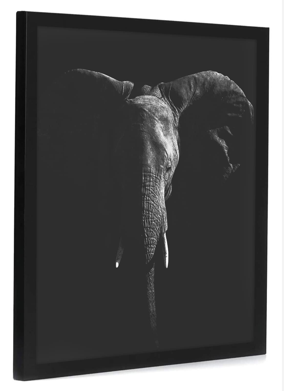 Americanflat 20x20 Black Picture Frame - Polished Plexiglass & Wood for Wall Display - Home & Office Decor