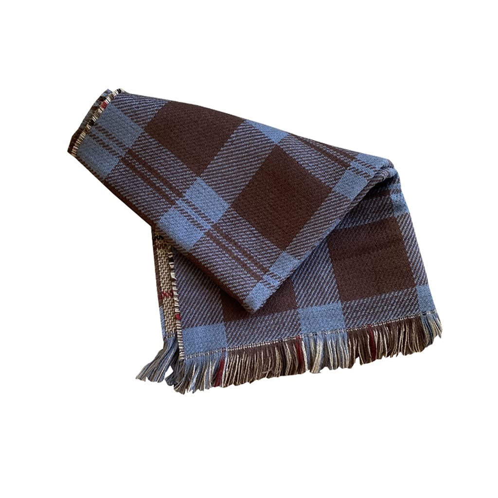 Kigauru Double-Sided Plaid Scarf for Women - British Style Warm Winter Shawl, Soft & Cozy Long Scarf (One Size) - Perfect for Fall Fashion, Office Wear & Outdoor Activities