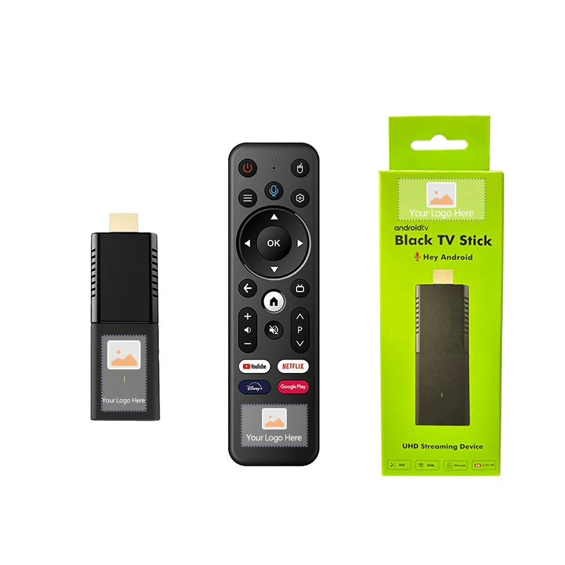 Allwinner H313 Android TV Stick - 4K Ultra HD Streaming Media Player with WiFi & Bluetooth - Perfect for Netflix, YouTube, Hulu & Home Entertainment
