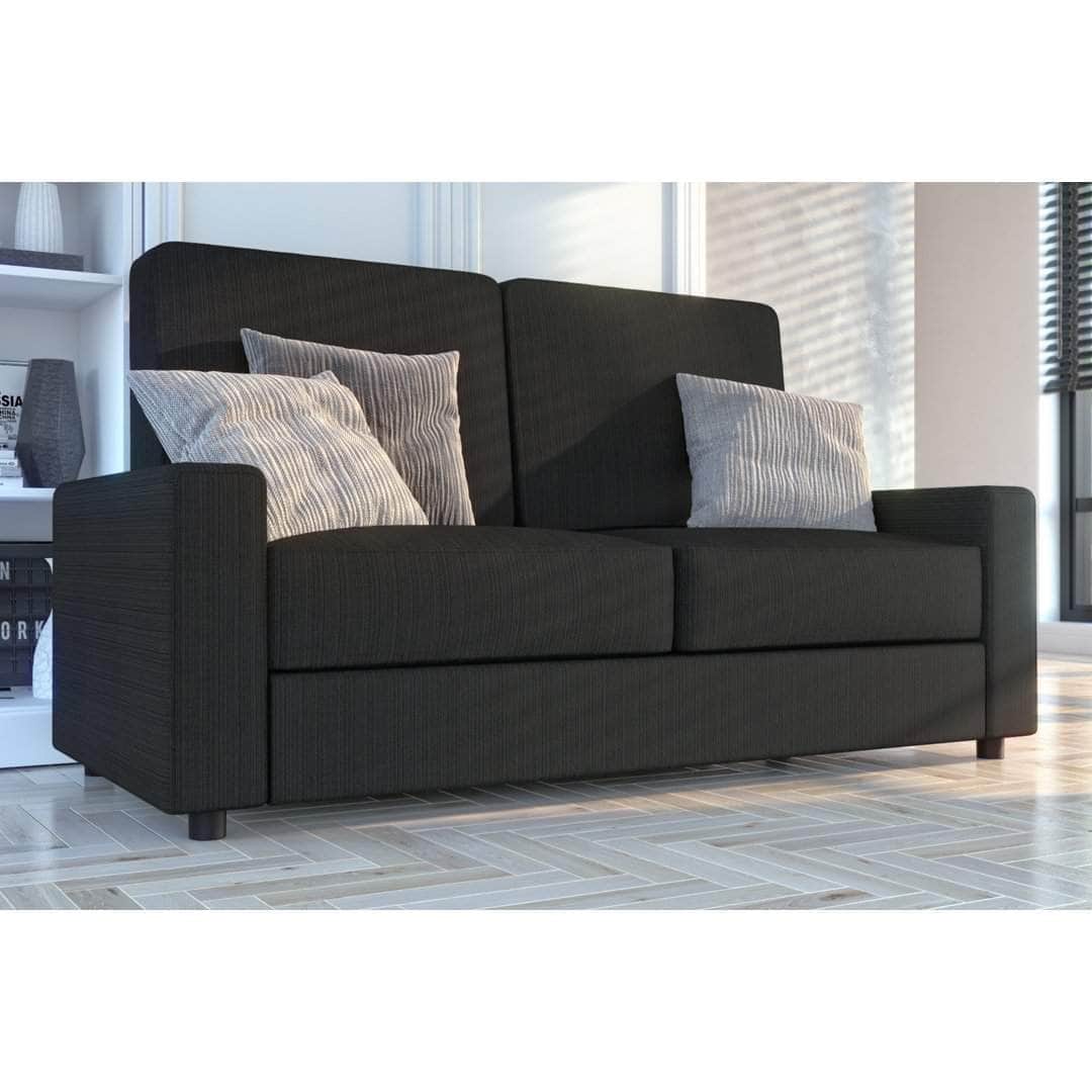 Universal Sofa for Full Murphy Bed (No Backrest) - Gray Convertible Couch for Small Spaces, Guest Room & Studio Apartments