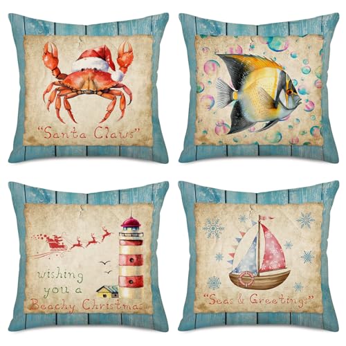 4pc Beachy Xmas