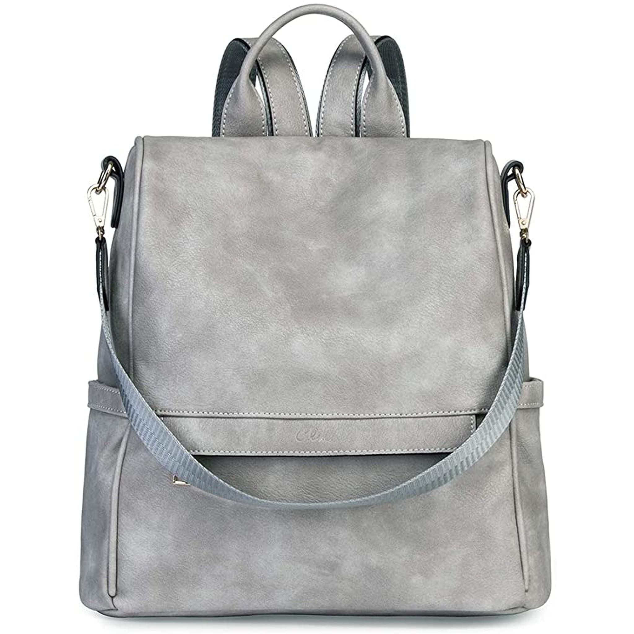 Premium Leather Backpack for Women - Adjustable Shoulder Strap, Stylish & Durable - Perfect for Work, Travel & College | FR Fashion Co