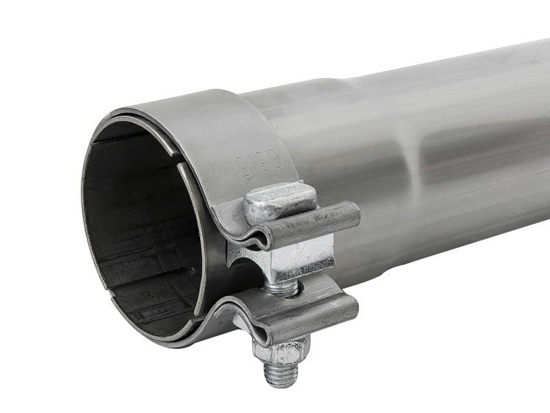 aFe MACH Force Xp 304 Stainless Steel Resonator Delete Pipe - 3 Inch Inlet/Outlet, 3 Inch Diameter, 16 Inch Length - Performance Exhaust Upgrade for Trucks & SUVs