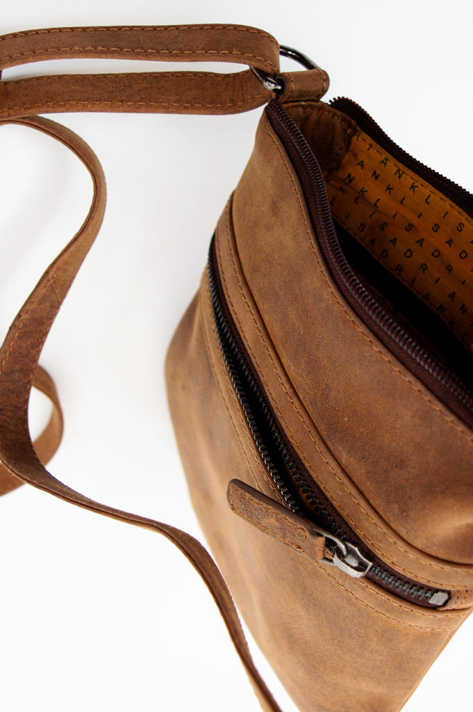 Adrian Klis 2362 Women's Buffalo Leather Handbag - Stylish & Durable Crossbody Purse for Work, Travel & Everyday Use