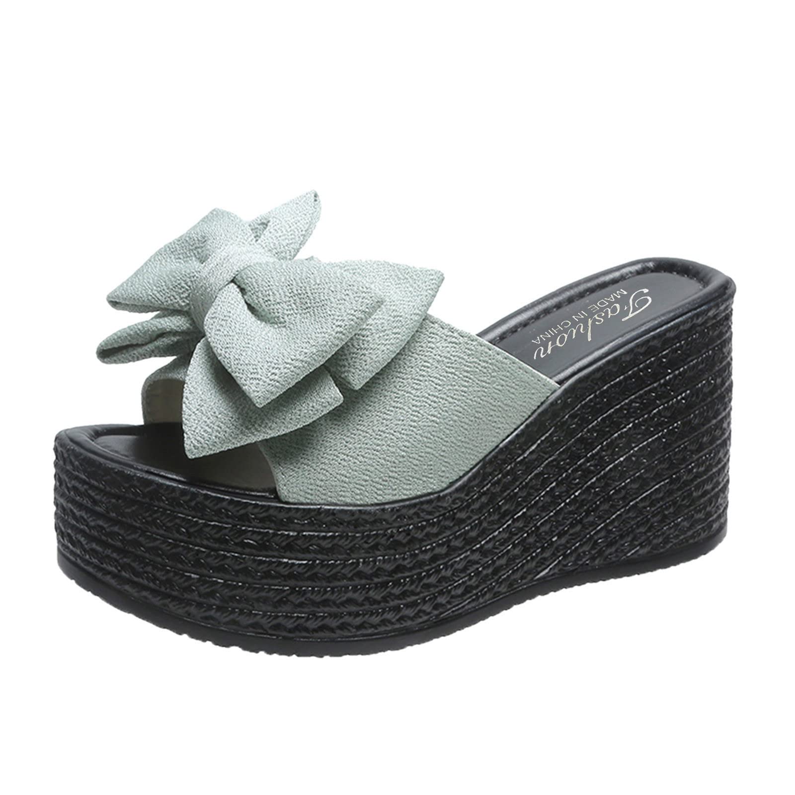 **Women's & Men's Linen Slides - Summer Beach Slippers, Comfortable House Sandals with Leopard Print - Perfect for Home, Poolside & Vacation**