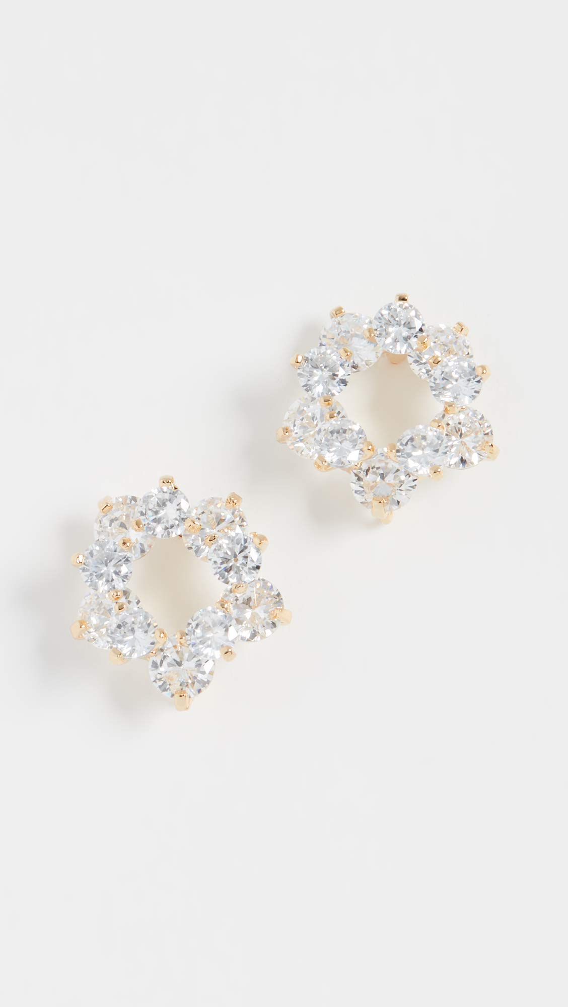 SHASHI Women's Babe Stud Earrings - 14K Gold Plated Minimalist Stud Earrings for Women, Hypoallergenic Cubic Zirconia Earrings | Perfect for Everyday Wear, Office, Party & Gift Giving