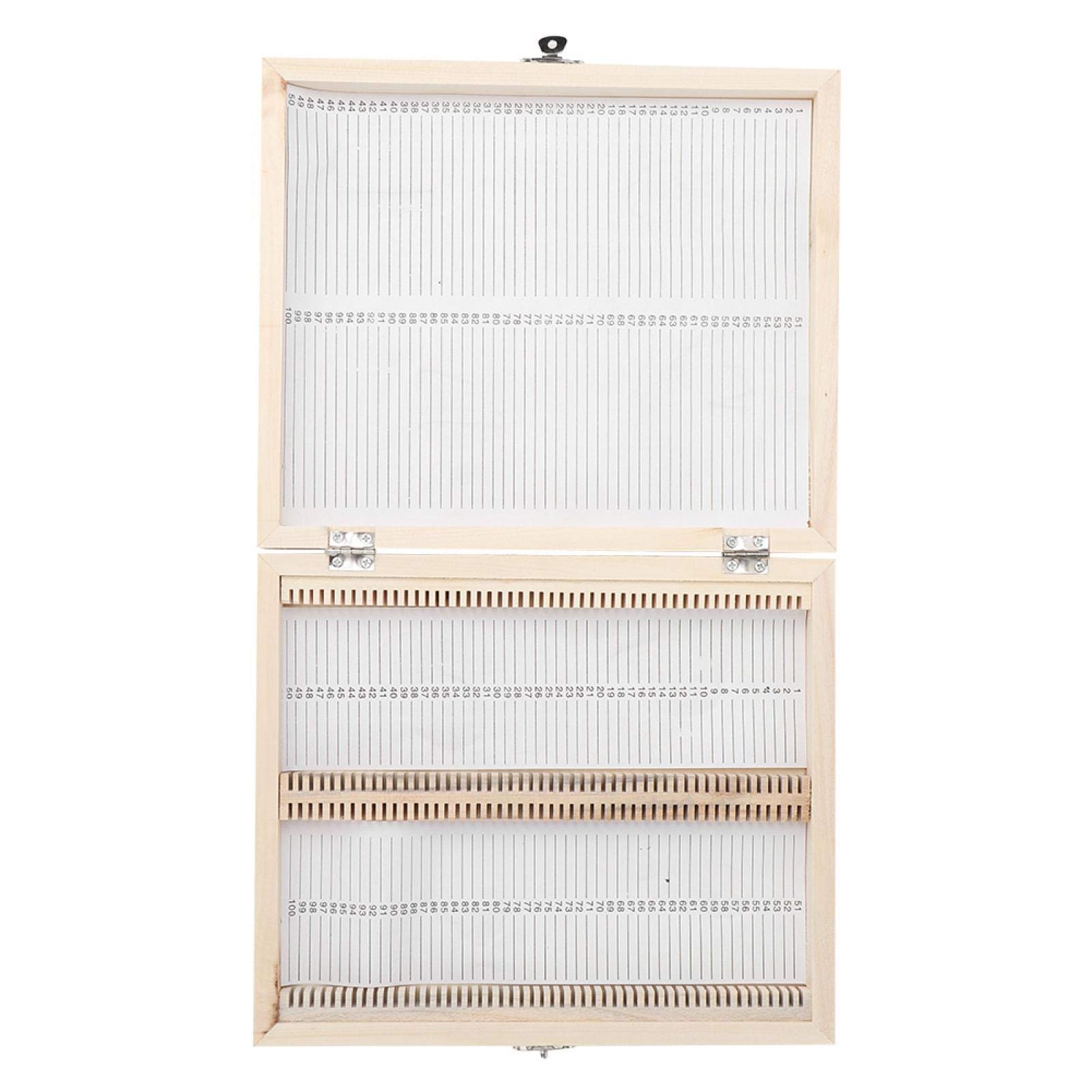 High-Quality Basic Biology Prepared Slide Box - Large Capacity Specimen Storage for School & Home Use | Perfect for Science Labs, Classroom Education & Home Learning